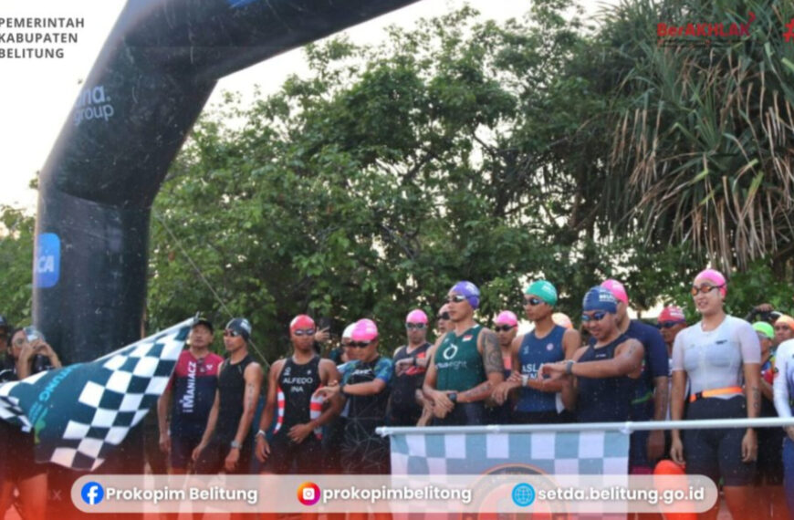 Bupati Belitung Lepas Peserta Triathlon Race&hellip;
