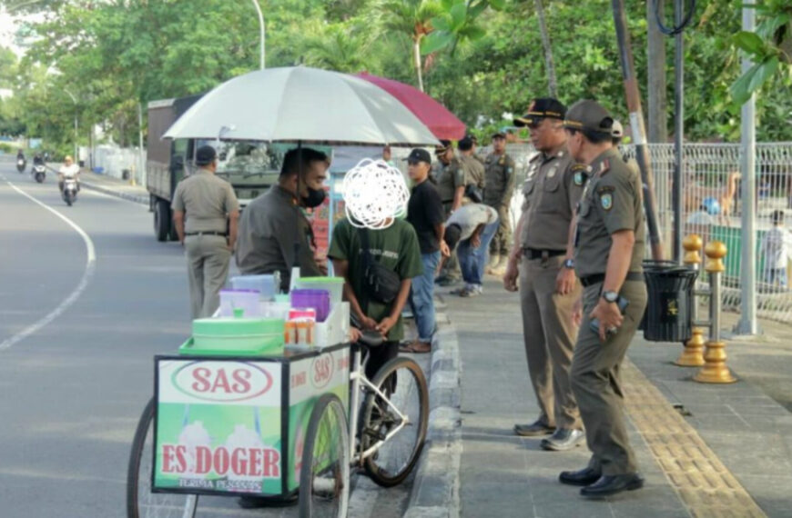 Satpol PP Belitung Intensifkan Penertiban PKL&hellip;