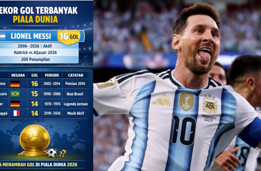 Messi Samai Rekor Gol Terbanyak Piala&hellip;