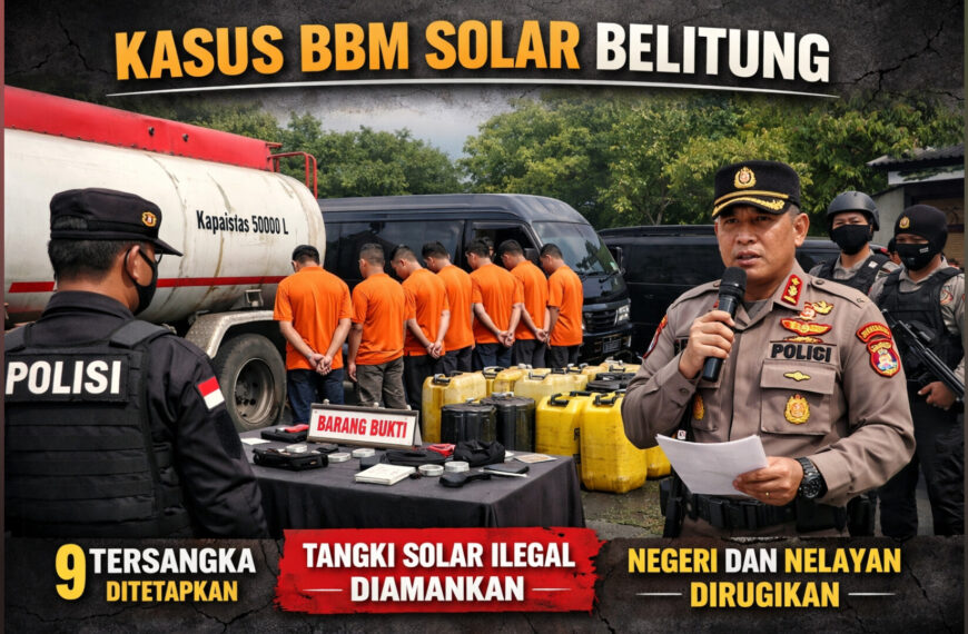 Polres Belitung Tetapkan 9 Tersangka Kasus&hellip;