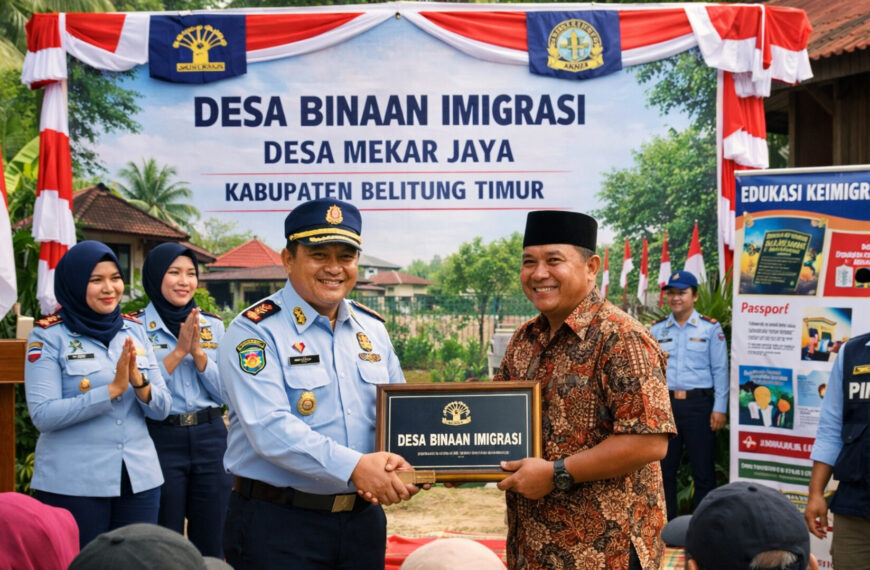 Kantor Imigrasi Tanjung Pandan Resmikan Desa&hellip;
