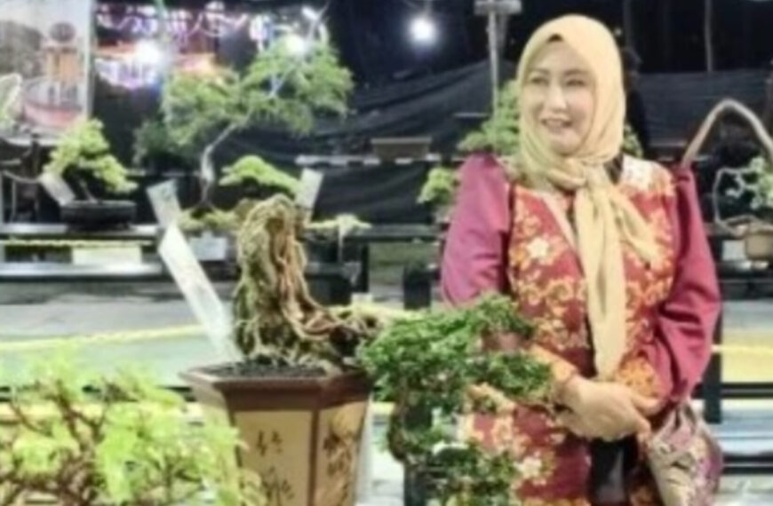 Sentuhan Estetika di Belitung Expo 2026: Ny. Hastari Wardianti Terpukau Pesona Bonsai PPBI