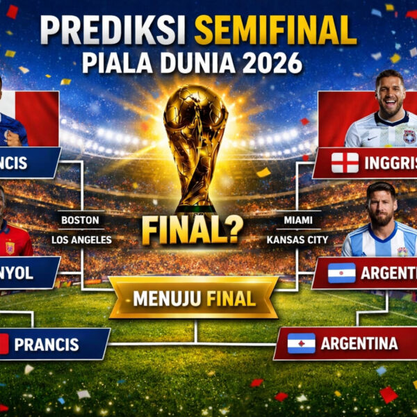 PREDIKSI PEREMPAT FINAL PIALA DUNIA 2026: DUEL KETAT, JALUR MENUJU GELAR SEMAKIN SEMPIT