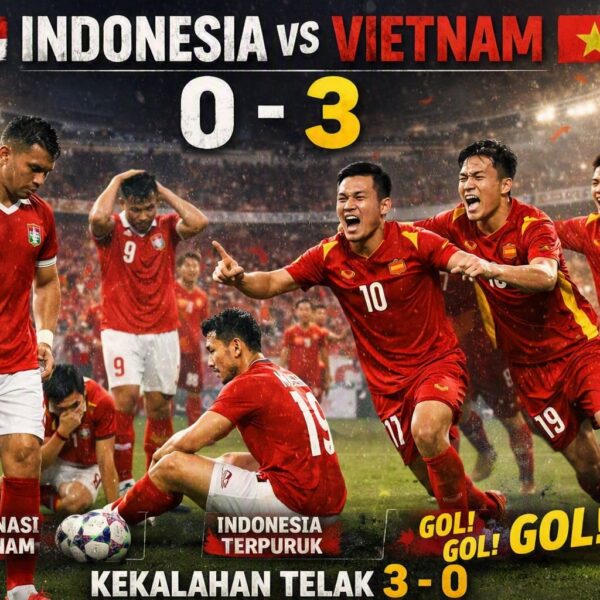 Timnas Indonesia Dibantai Vietnam 0-3, Evaluasi Besar Menanti