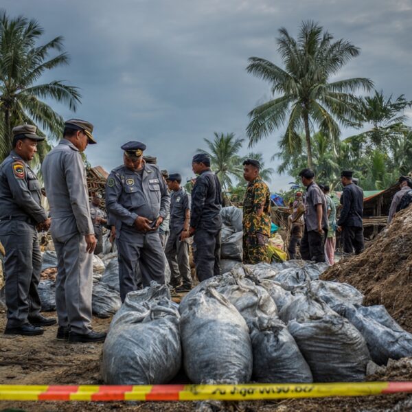 2,5 Ton Pasir Timah Diduga Sengaja Dibuang di Tumpukan Sampah Belitung, Aparat Perketat Penindakan