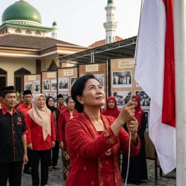 Megawati Pimpin Upacara HUT Ke-81 RI Di Sekolah Partai PDIP, Tegaskan Keadilan Sejarah
