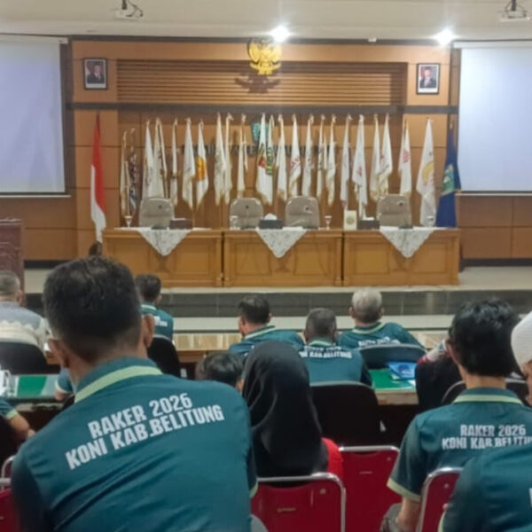 Rakerkab KONI Belitung 2026: Tambah 3 Cabor Baru, Fokus Regenerasi Atlet dan Penjaringan Ketua Baru
