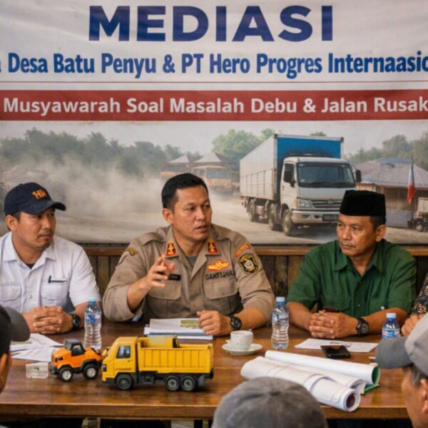 Mediasi Polsek Gantung: PT HPI Setop Sementara Angkutan Kaolin dan Perbaiki Jalan Rusak di Batu Penyu