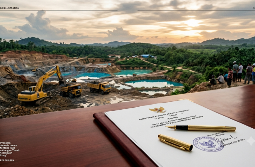 Presiden Teken Perpres 79/2026, Tata Kelola Timah Bangka Belitung Diperketat