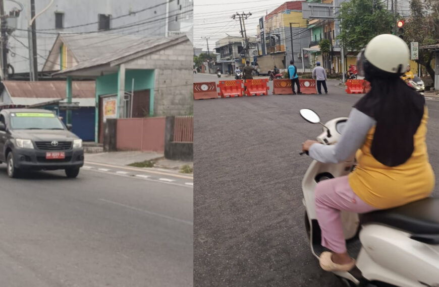 Satlantas Polres Belitung Terapkan ETLE Handheld di CFD Bundaran Satam, Pelanggar Bisa Kena Blokir Kendaraan