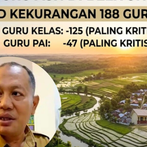 Krisis Guru ASN di Belitung Timur: SD Kekurangan 188 Guru, Guru Kelas dan PAI Paling Kritis