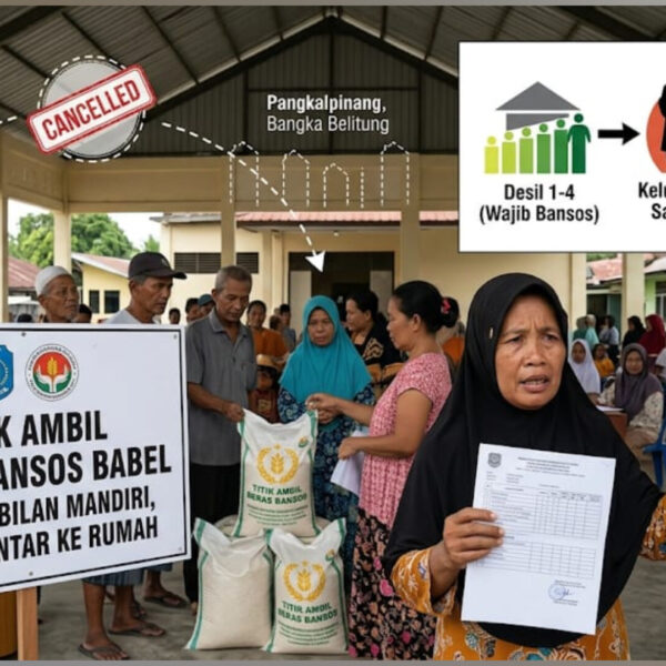 Beras Bansos di Babel Kini Tidak Diantar ke Rumah, Masalah Desil DTSEN Bikin Warga Miskin Kehilangan Bantuan