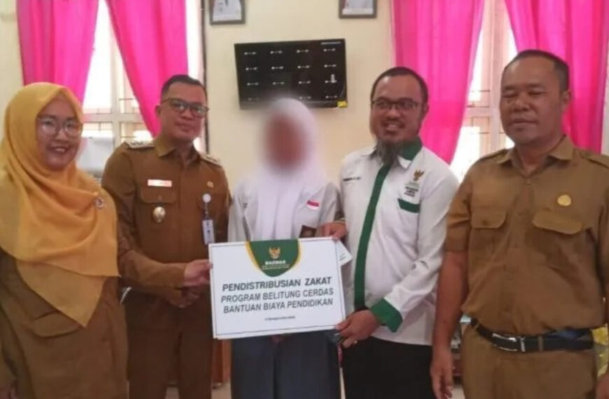 Pemkab Belitung Salurkan Bantuan Pendidikan Rp2,6 Juta untuk Siswi Kurang Mampu SMKN 3 Tanjungpandan