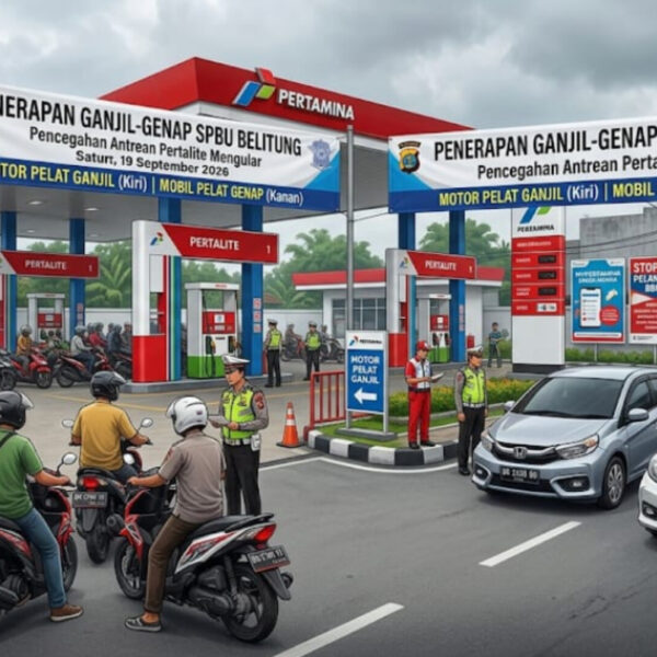 Atasi Antrean Pertalite Mengular, Belitung Terapkan Ganjil-Genap di SPBU: Motor Pelat Ganjil, Mobil Pelat Genap