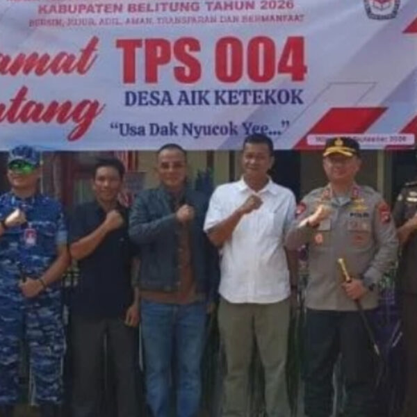 HARI INI BELITUNG MENENTUKAN: Bupati Djoni Serukan 36 Ribu Warga di 13 Desa Datang ke TPS, Coblos Sesuai Hati Nurani