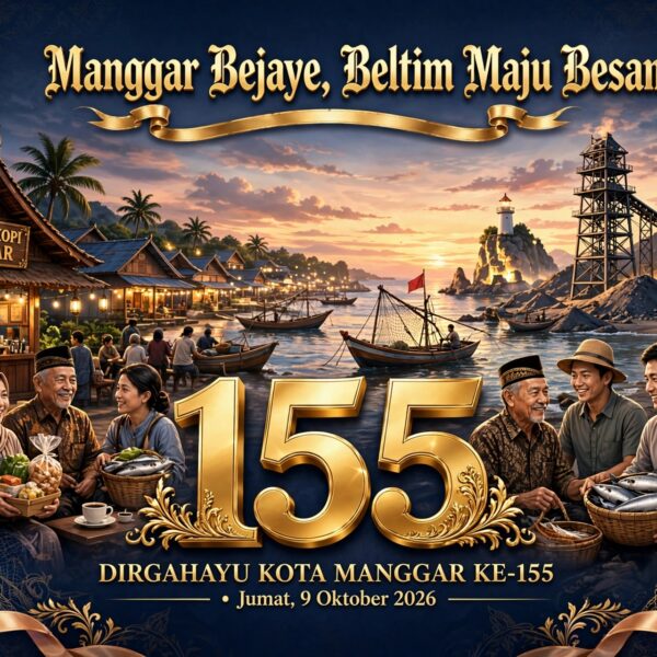 Hari Jadi Kota Manggar ke-155, Refleksi Sejarah dan Semangat Beltim Maju Besame