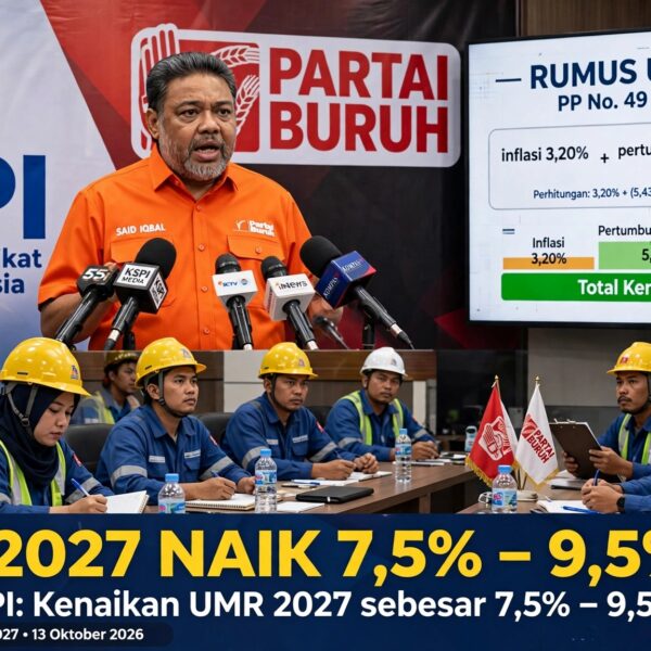 SAID IQBAL USULKAN KENAIKAN UMR 2027 SEBESAR 7,5 HINGGA 9,5 PERSEN, INI DASAR PERHITUNGANNYA