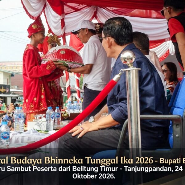 Bupati Belitung Terharu, Festival Budaya Bhinneka Tunggal Ika 2026 Jadi Simbol Kolaborasi Belitung – Belitung Timur