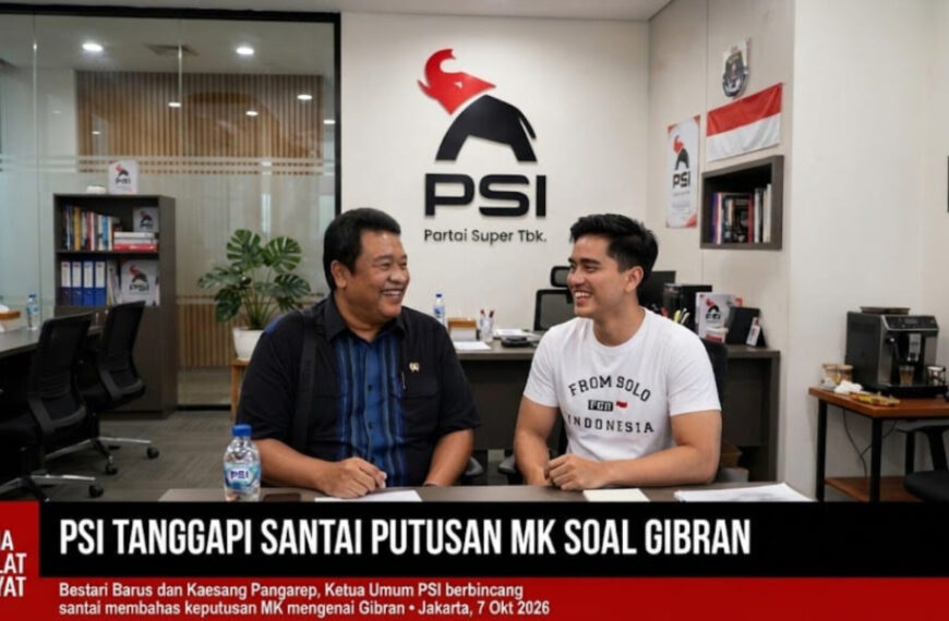 PSI Tanggapi Santai Putusan MK Soal Pendidikan Gibran: Hanya Ketawa-Ketawa Saja