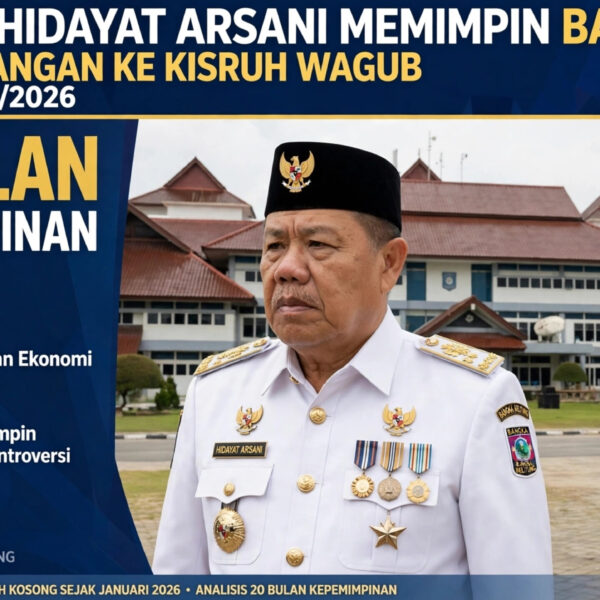 20 Bulan Hidayat Arsani Memimpin Bangka Belitung: Dari Kemenangan Tipis Hingga Kisruh Pemberhentian Wakil