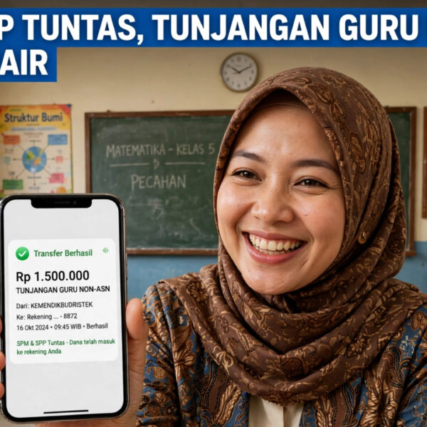 KABAR BAIK GURU NON-ASN: SPM dan SPP Tuntas, Tunjangan Segera Cair Menunggu Antrean SP2D di KPPN